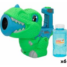 Piscinas Inflables Colorbaby Juego de Pompas de Jabón Verde Dinosaurio 150 ml 20 x 17 x 9 cm (6 Unidades)