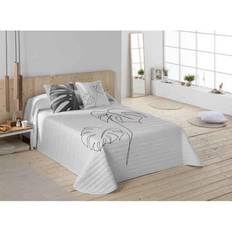 Algodón - Blanco Colchas Naturals Blanca Cama 90 cm Colcha Blanco