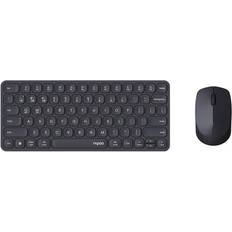 Rapoo Näppäimistöt Rapoo Keyboard/Mice Set 9010M Wireless Multi-Mode