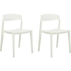 Stühle Beliani Set of 2 Armless Leg Kitchen Chair