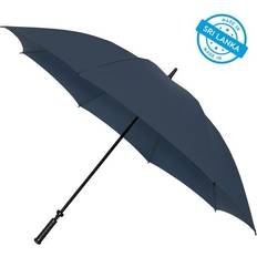 Regenschirme Falcone Storm Umbrella XXL Hand opening Windproof 140 cm Navy Blue