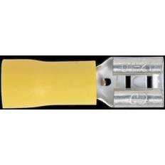 Sealey Push-on Terminal 6.3mm Yellow, Pack of 100