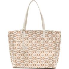 Pinko Tragetaschen Pinko Carrie Shopper beige/braun