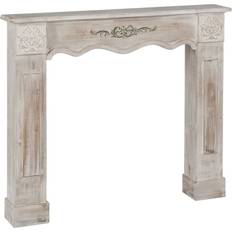 BigBuy Home Fireplace Fir wood MDF Wall Shelf