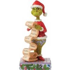 Enesco Grinchen Håller Naughty Nice Signs Prydnadsfigur