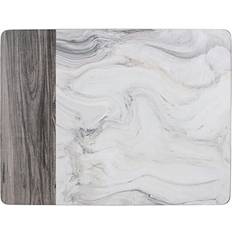 Rectangular Place Mats Tops Marble Of 4 Large Place Mat Grey