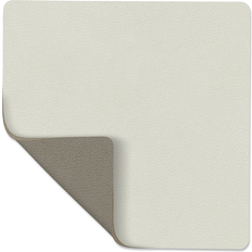 Sous-verres vente Lind DNA Réversible Square Linen-Flint 1 Pièce - Grey Sous-verre