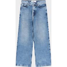 Day Birger Et Mikkelsen Kläder Day Birger Et Mikkelsen Elijah Blue Soft Denim Dam Wide Jeans - Light Blue