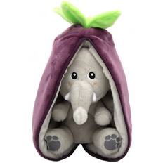 Éléphant Peluches Les Déglingos Peluche Flipetz Eléphant Aubergine GLOBE TROTOYS