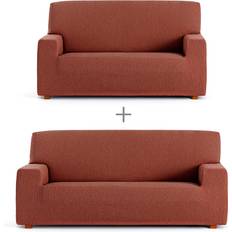 Orange Loose Covers Eysa set Eysa Loose Sofa Cover Orange