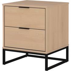 Ebuy24 Luna Oak/Black Nachttisch 45x50cm