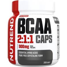 Præstationsøgende Aminosyrer Nutrend BCAA 2:1:1 Caps 900mg 300 stk