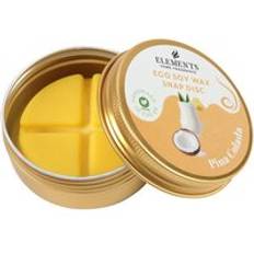 Yellow Wax Melt Pina Colada Soy Snap 25g Disc Wax Melt