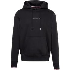 Tommy Hilfiger Logo Tipped Hoodie - Black