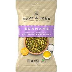 Beste Pasta, ris og bønner Dave & Jon's Roasted Edamame Beans with Olive Oil & Sea Salt 100g