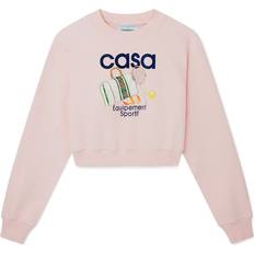 Casablanca Jumpers Casablanca Equipement Sportif Cropped Sweatshirt - Pink
