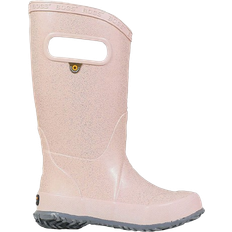 Girls - Pink Rain Boots Bogs Kid's Rainboot Glitter - Rose Gold