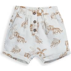 Linen Trousers Mamas & Papas Baby Jungle Linen Shorts - Beige