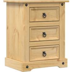 vidaXL Corona Natural Sengebord 39x53cm
