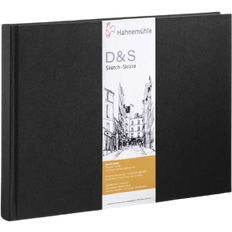 Schwarz Skizzen- & Zeichenblöcke Hahnemuhle D&S Landscape Black Sketchbook A4 140g 80 sheets