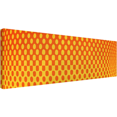 Micasia Retro Disco Ball Yellow/Orange Décoration Murale 60x20cm