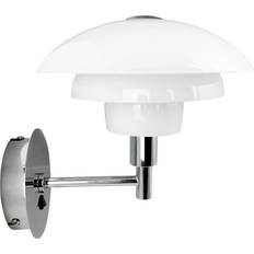 Morph Dyberg Larsen Morph Chrome/Opal Vægarmatur ∅ 20cm