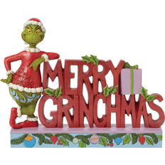 Enesco Grinch Merry Grinchmas Red/Green Decoración de Navidad