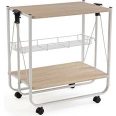 Versa Kitchen White Trolley Table 40x68cm