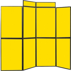 Yellow Bulletin Boards Symple Stuff Light Free-Standing Bulletin Board 180x240cm