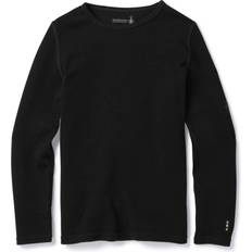 Smartwool Kid's Classic Thermal Merino Base Layer Crew - Black (SW0SN110)