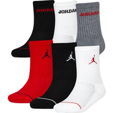 Polyester Socken Nike Big Kid's Jordan Legend Crew Socks 6-pack - Gym Red (BJ0343-RK2)