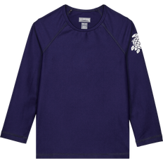 Organic/Recycled Materials Swimwear Vilebrequin Kid's Long Sleeves Rashguard - Navy/Blue (GSYC0R35-390)