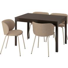 IKEA EKEDALEN/KRYLBO Dark Brown/Dark Beige Matbord 80x180cm 5st