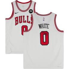 Fanatics Authentic NBA Game Jerseys Fanatics Authentic Coby White Chicago Bulls Autographed Nike Association Edition Swingman Jersey