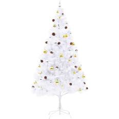vidaXL Illuminated White Juletræ 210cm