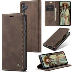 CaseMe Plånboksfodral Samsung Galaxy A35 5G Coffee