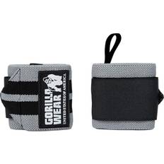 Bandages de poignet Gorilla Wear Gewichtheberhaken Pro Gris