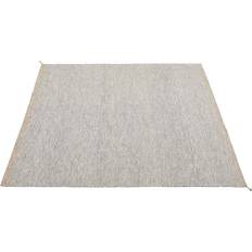 Muuto Tæpper & Skind Muuto Ply Uldgulvtæppe 280 x 280 cm Hvid, Sort cm