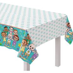 Birthdays Table Cloths Amscan Table Cloths Cocomelon-Themed Plastic 54x96"