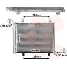 Van Wezel Klimakondensator Seat Mii Skoda Citigo E-Citigo