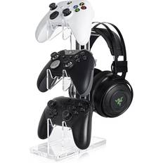 MAULUND Stander til Controller & Headset - Gennemsigtig