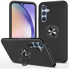 MTK Samsung Galaxy A55 Sormirengas Sivutuen Hybridikotelo Black