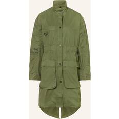 Organic Fabric Coats AllSaints Milla Longline Parka, Khaki Green