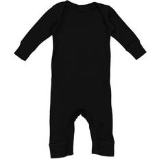 Rabbit Skins Infant Long Legged Rib Bodysuit - Black (4412)