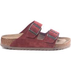 Birkenstock Herr - Mocka Skor Birkenstock Arizona SFB Suede Leather - Vermouth