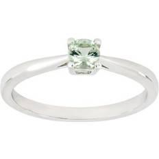 Joanli Nor Helen Solitaire Ring - Silver/Green