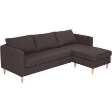 3 personers Sofaer Chaiselong Anthracite Sofa 219cm 3 personers