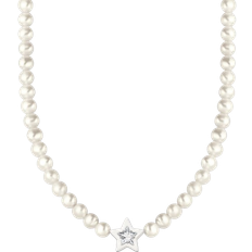 Thomas Sabo Necklace - Pearls/Silver/Transparent/White