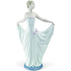 Porcelaine Figurines Lladro Dancer Ballet Woman White Figurine 30cm