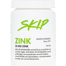 Zink 25mg Skip Nutrition Zink 25mg 150 stk